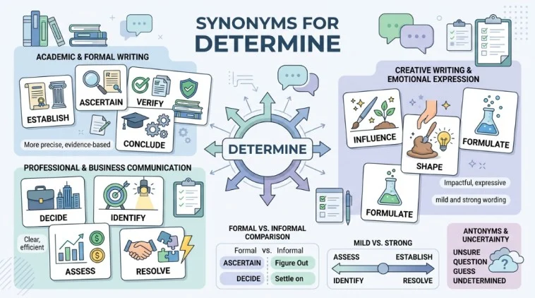 synonyms for determine