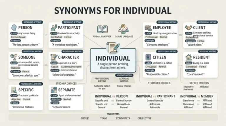 Synonyms for Individual