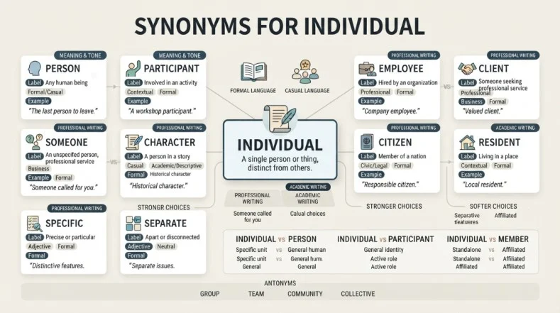 Synonyms for Individual