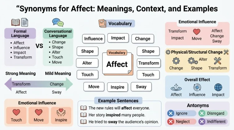 Synonyms for Affect