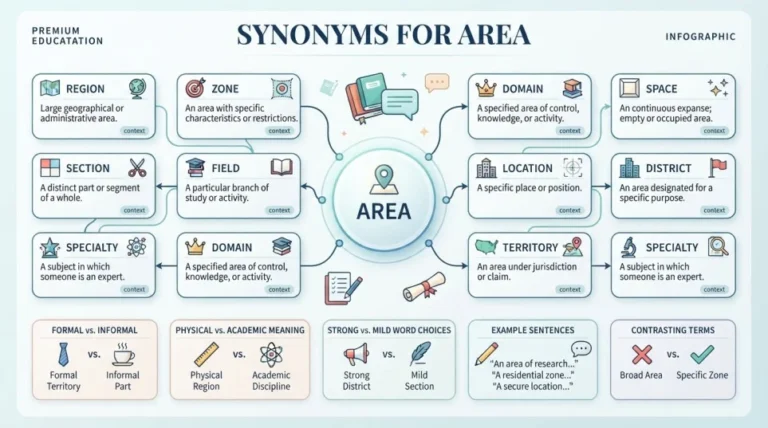 Synonyms for Area