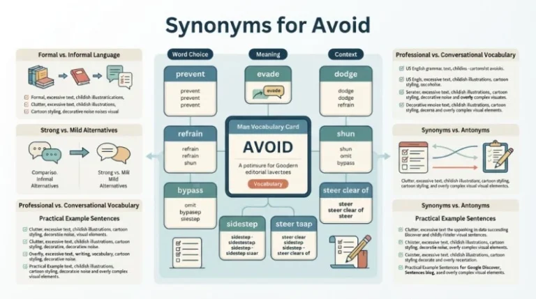 Synonyms for Avoid