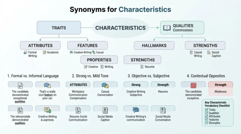 synonyms for characteristics