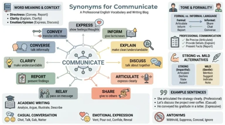 synonyms for communicate