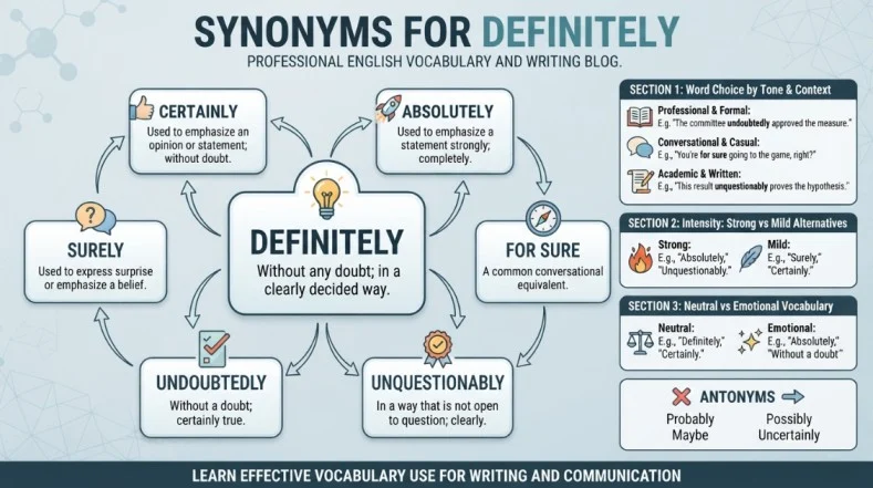 Synonyms for Definitely