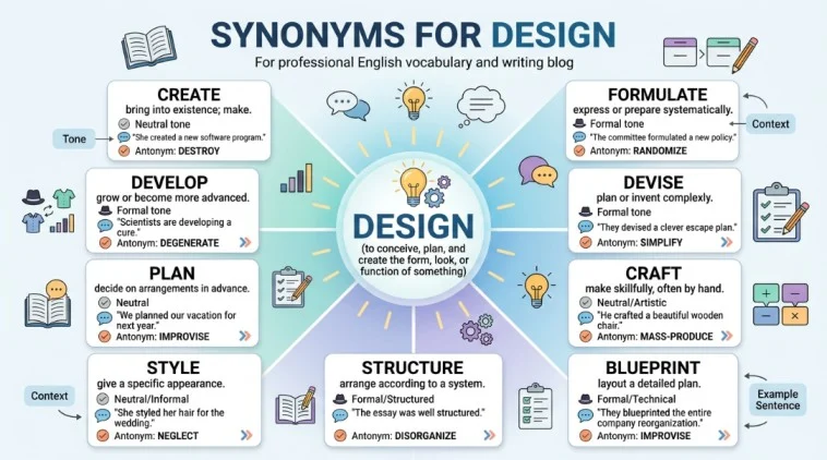 synonyms for design