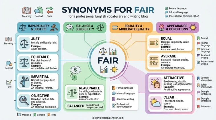 synonyms for fair