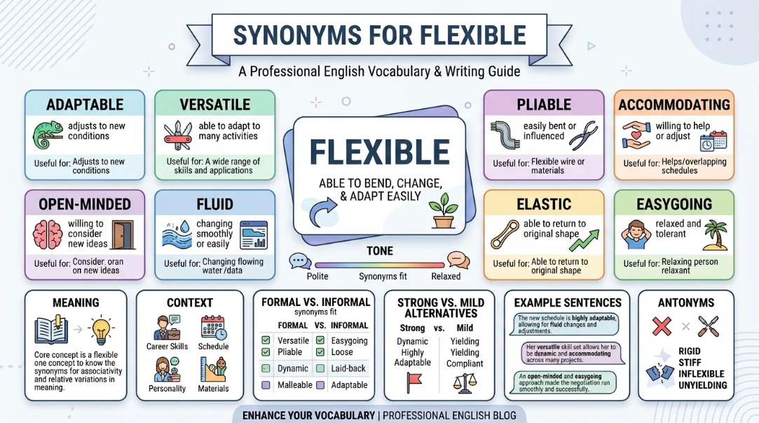 synonyms for flexible