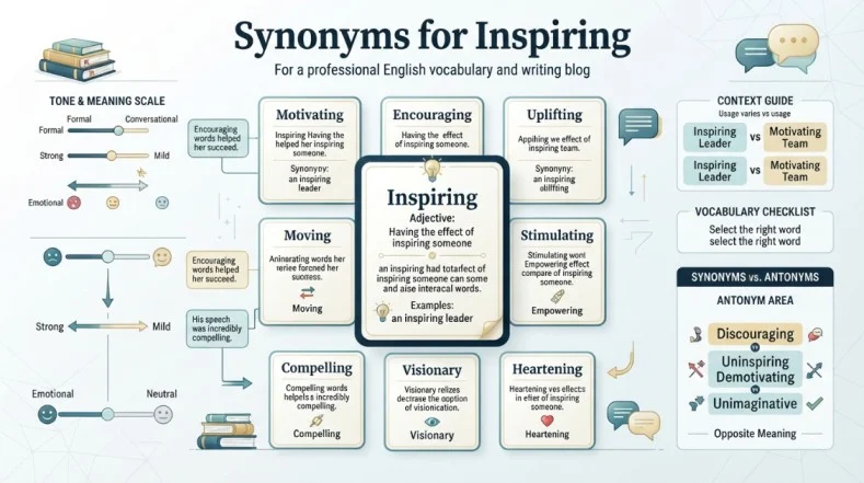 Synonyms for Inspiring