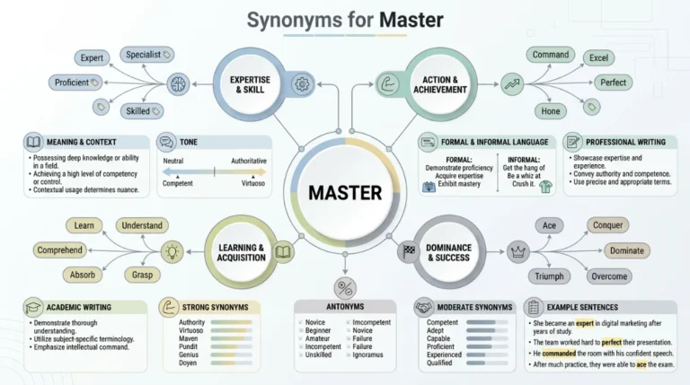 synonyms for master