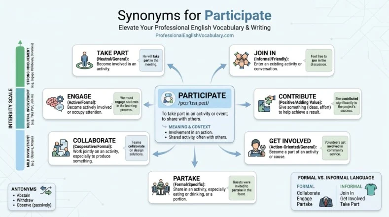 synonyms for participate