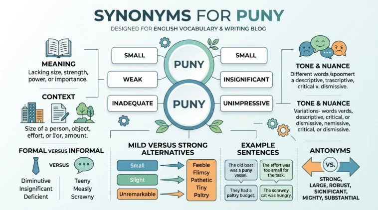 Synonyms for Puny