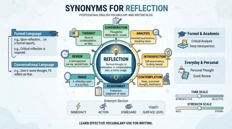 Synonyms for Reflection