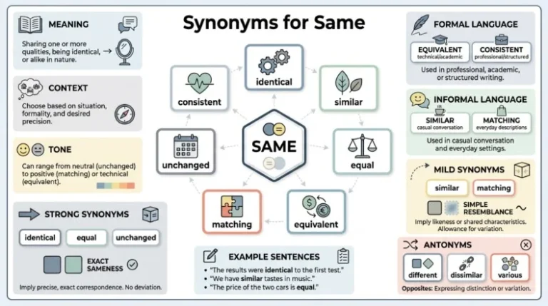 synonyms for same