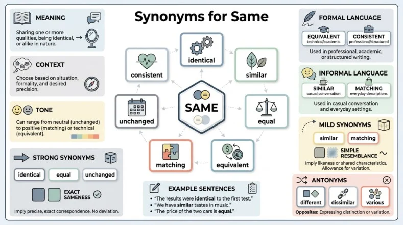 synonyms for same