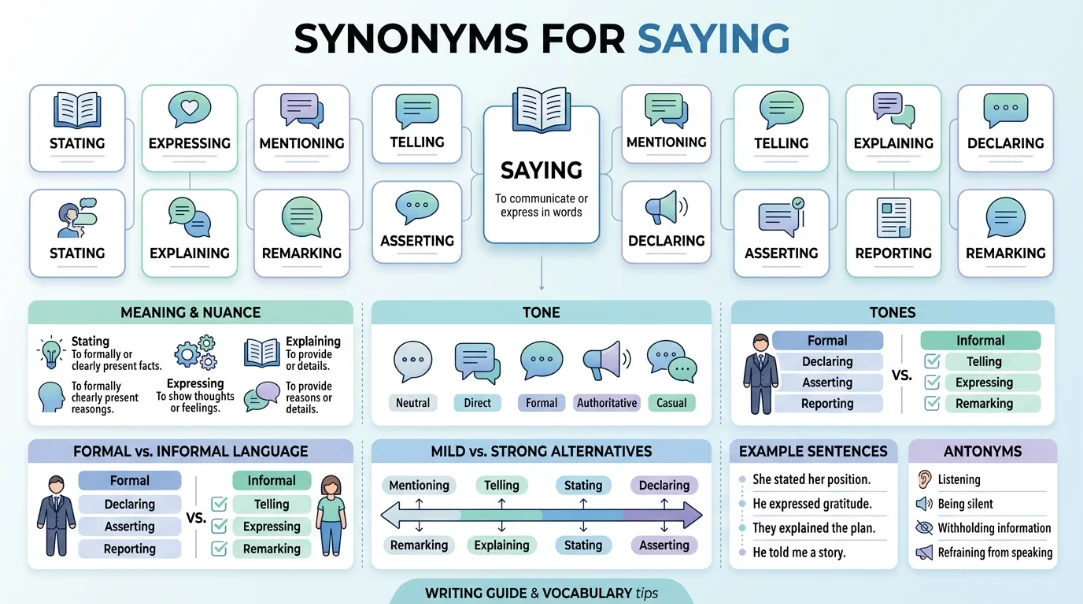 synonyms for saying