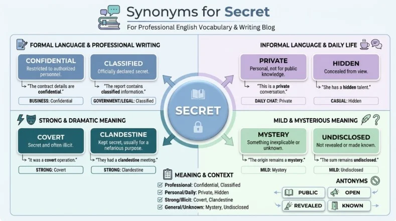 synonyms for secret