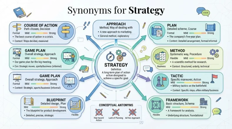 Synonyms for Strategy