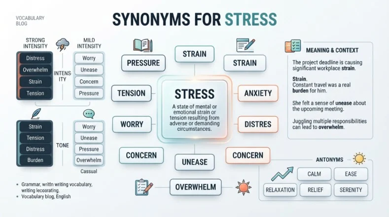 Synonyms for Stress