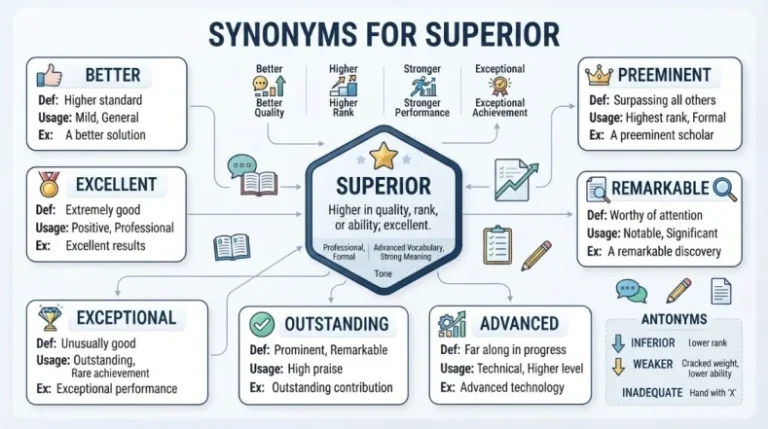 Synonyms for Superior