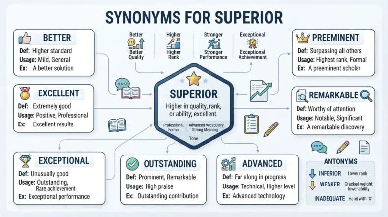 Synonyms for Superior