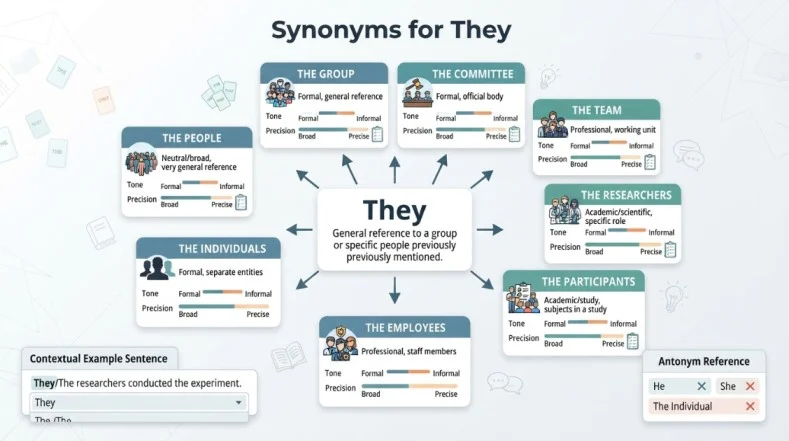 Synonyms for They