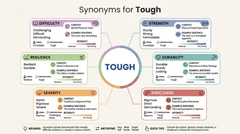 synonyms for tough
