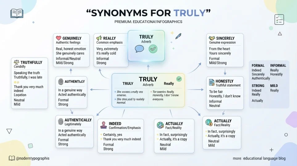 Synonyms for Truly