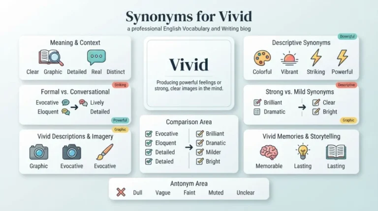Synonyms for Vivid