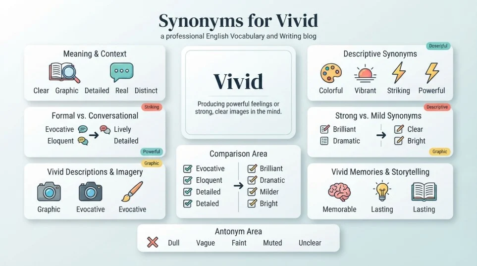 Synonyms for Vivid