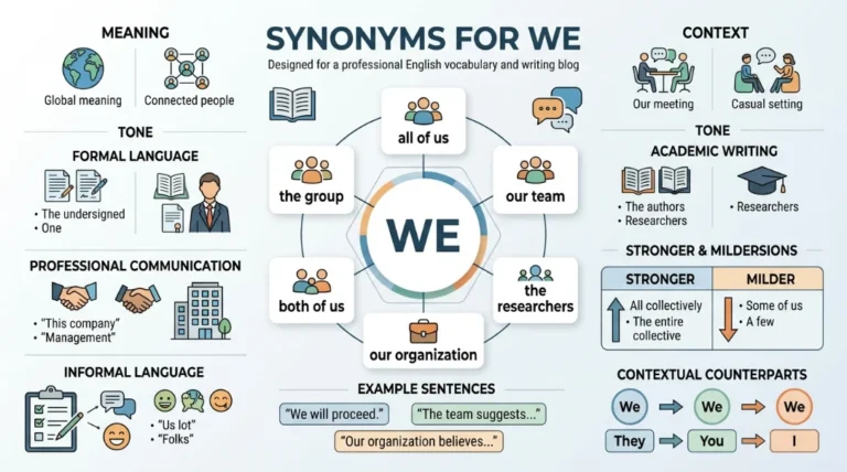 synonyms for we