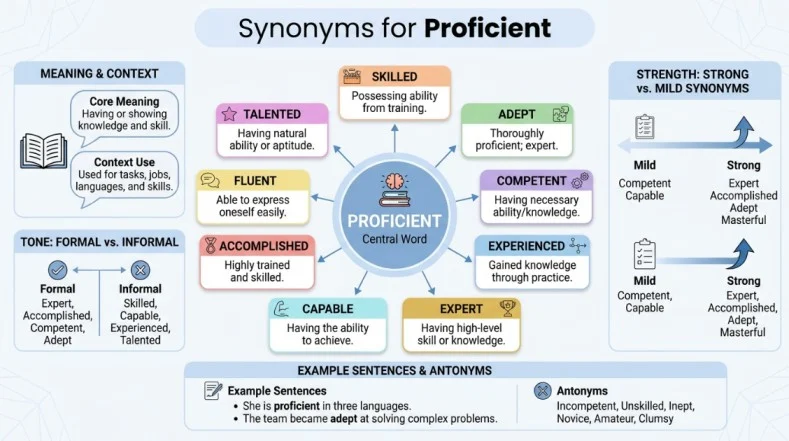 synonyms for proficient