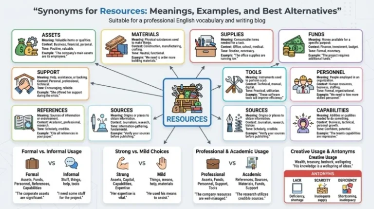 synonyms for resources