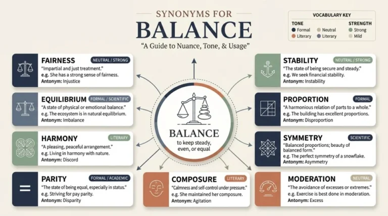 Synonyms for Balance
