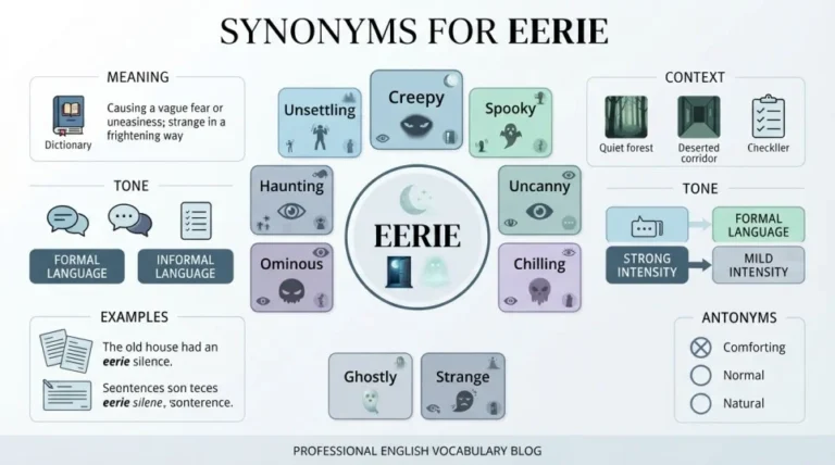 Synonyms for Eerie
