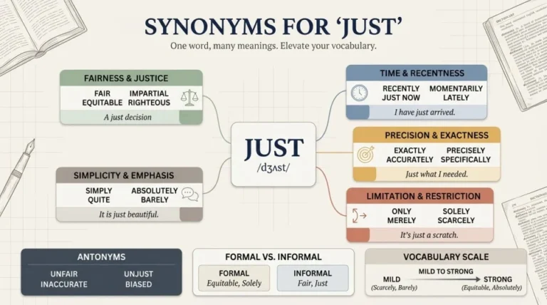 Synonyms for Just