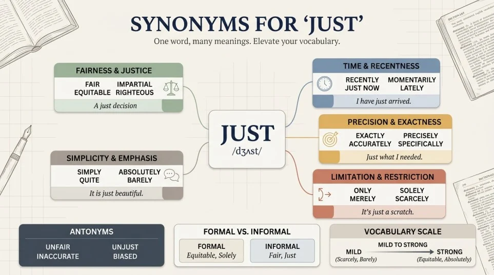 Synonyms for Just