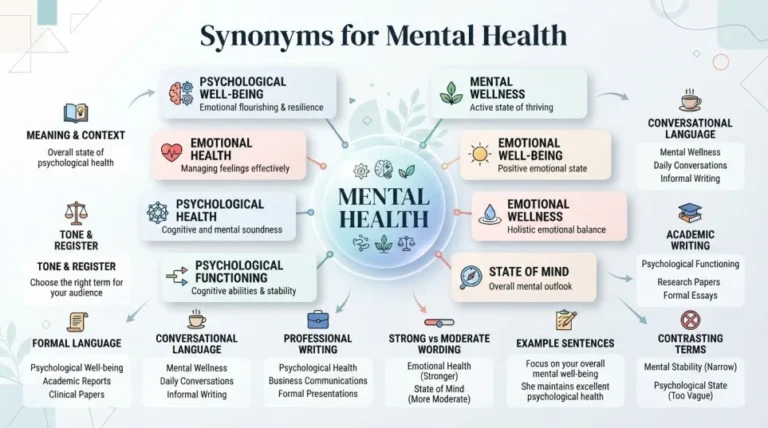 Synonyms for Mental Health