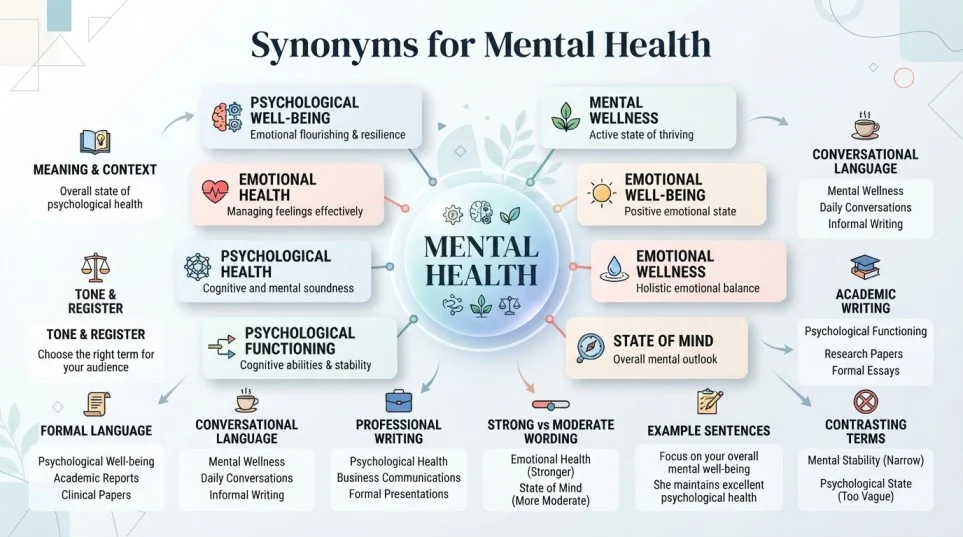 Synonyms for Mental Health
