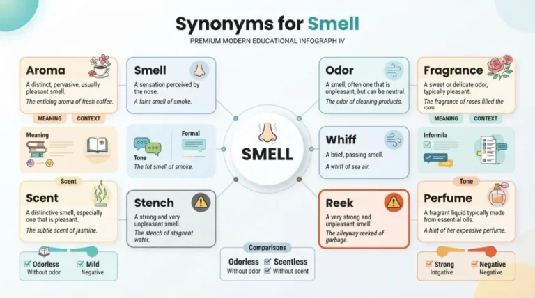 Synonyms for Smell